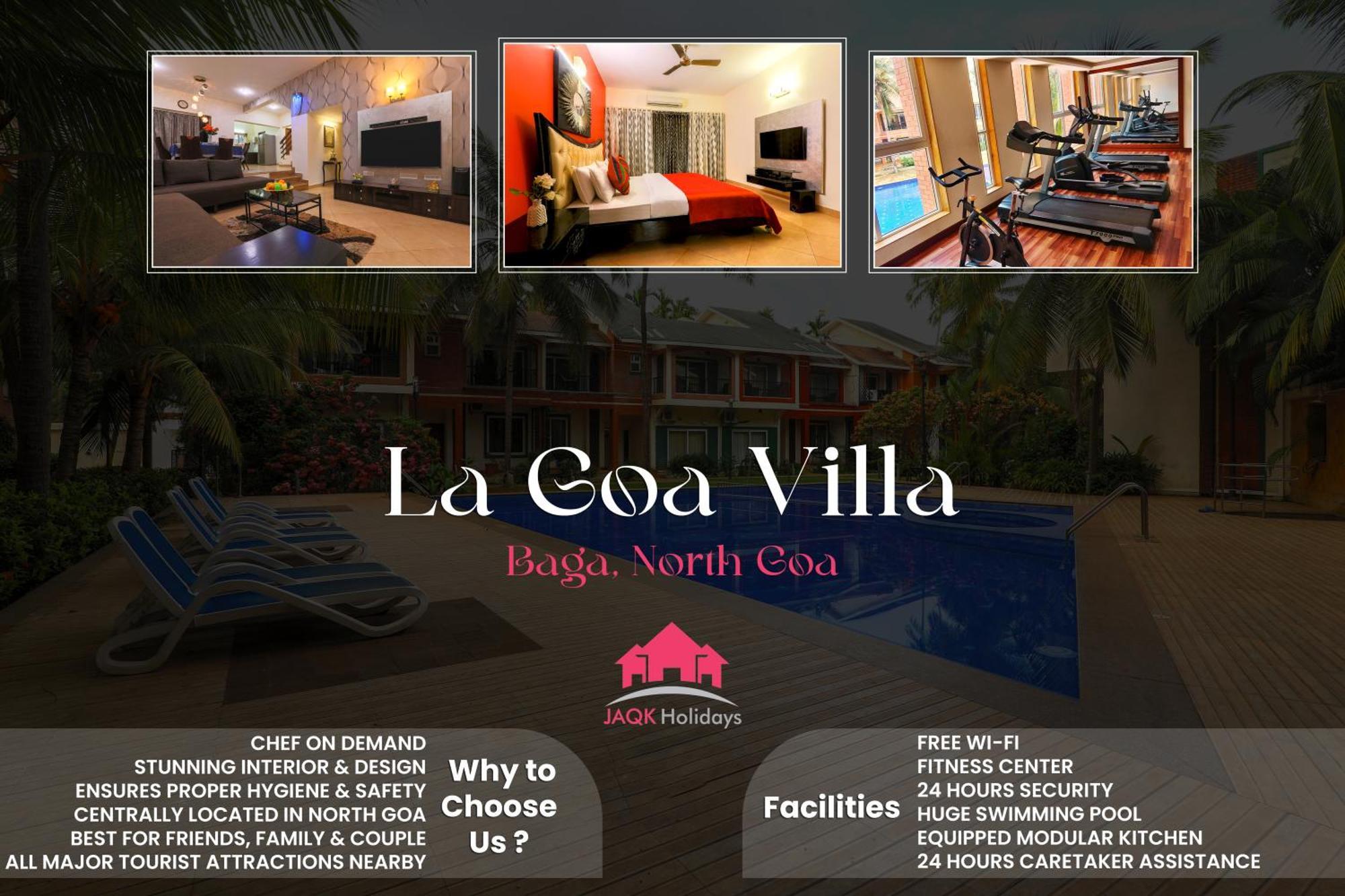 La Goa Villa - 4Bhk, Baga Exteriör bild